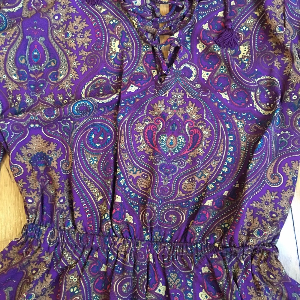 Show Me Your Mumu Tillie Lace Up Romper Sz Medium - Picture 5 of 6